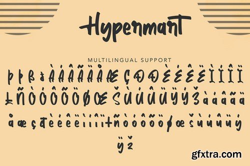 Hypermart Handwritten Display Font