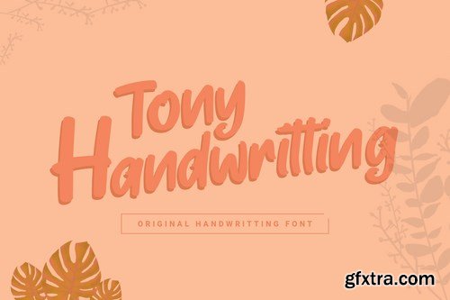 Tony Handwritting - Font