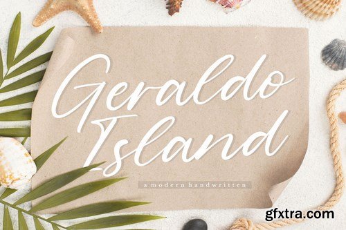 Geraldo Island YH - Luxury Handwritten Font