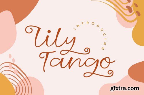 Lily Tango - Display Script Logo Font