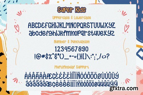 Super Kids - Playful Display Font