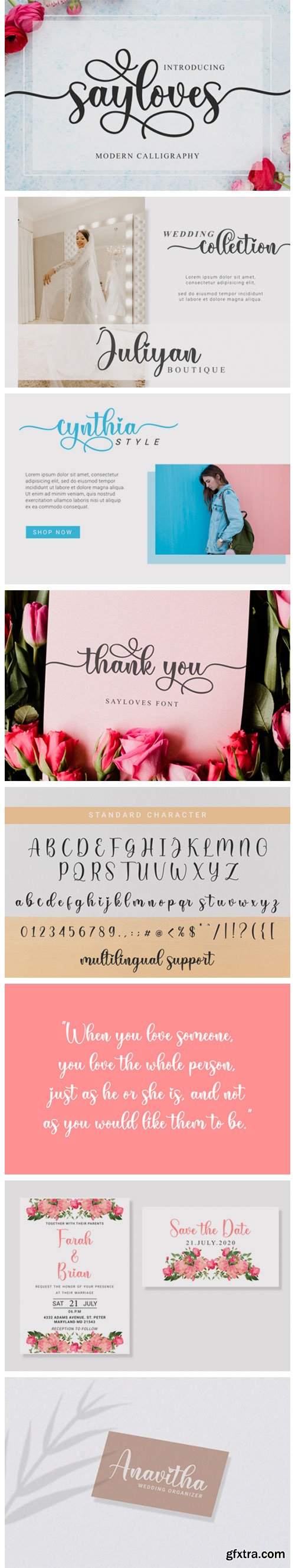 Sayloves Font