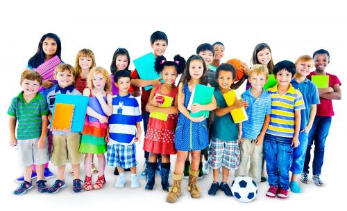 Group of multi ethnic children - 4984