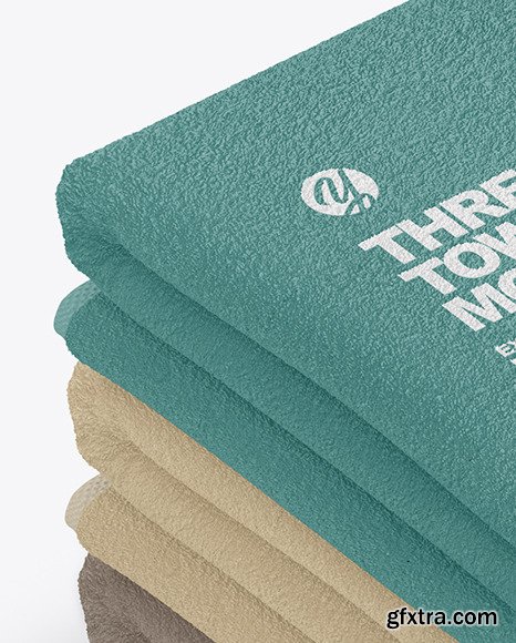 Three Towels Set Mockup 63968