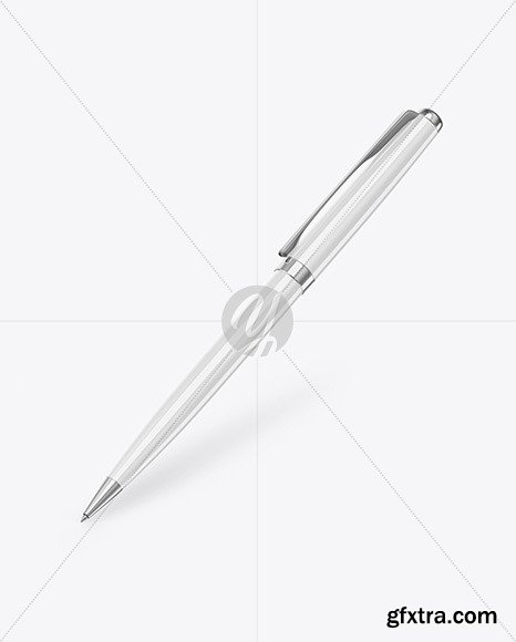 Glossy Pen w/ Metallic Finish Mockup 63945