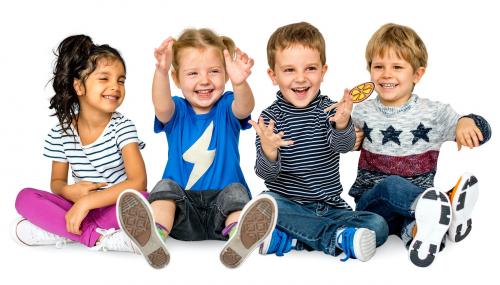 Children Smiling Happiness Friendship Togetherness - 5066