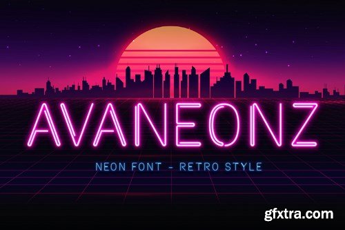 Avaneonz - Neon Font