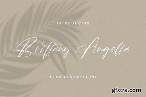 Brittany Angella - Lovely Script Font