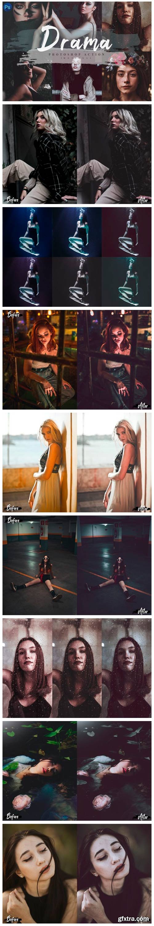 14 Drama Photoshop Actions 4664431