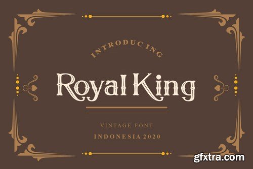 Royal King Vintage Serif Modern Font