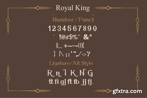 Royal King Vintage Serif Modern Font