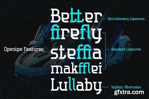 Automova - Sport Font