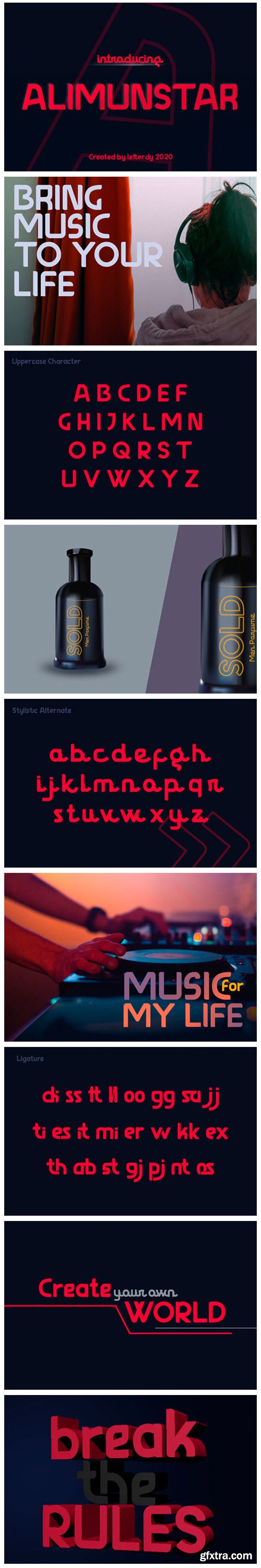 Alimunstar Font