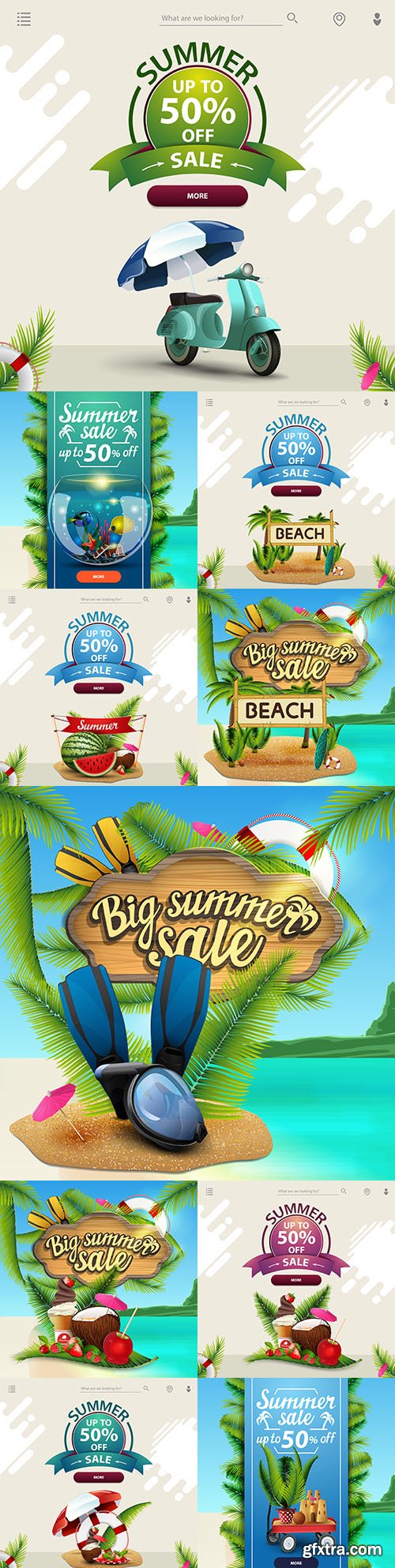 Summer sale and discount template for your business
