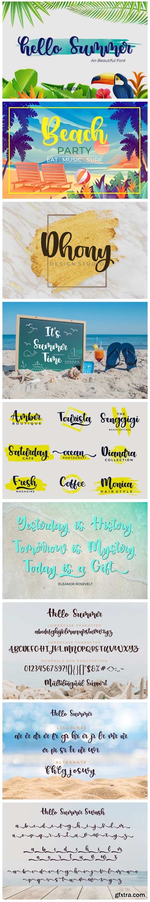 Hello Summer Font