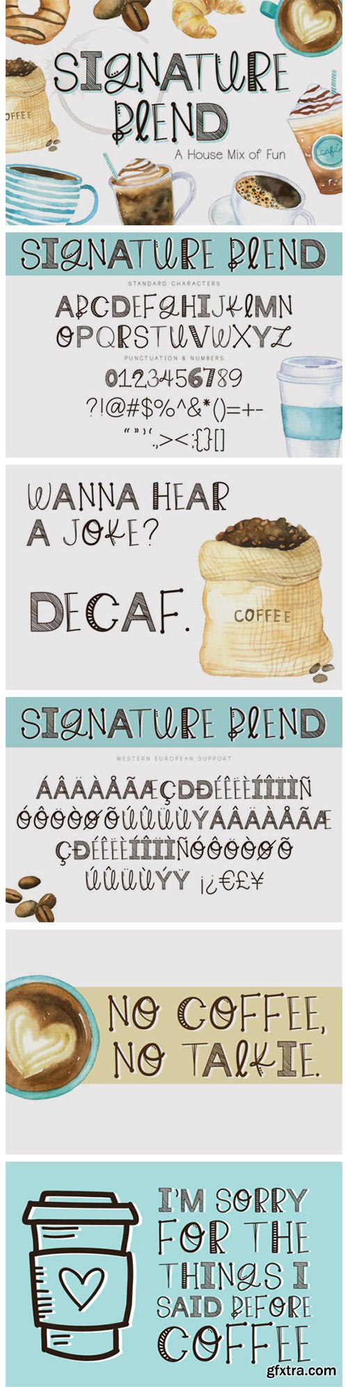 Signature Blend Font