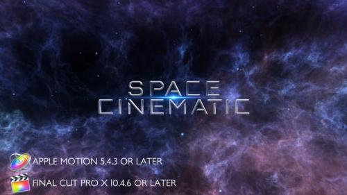 Videohive - Space Cinematic Titles - Apple Motion