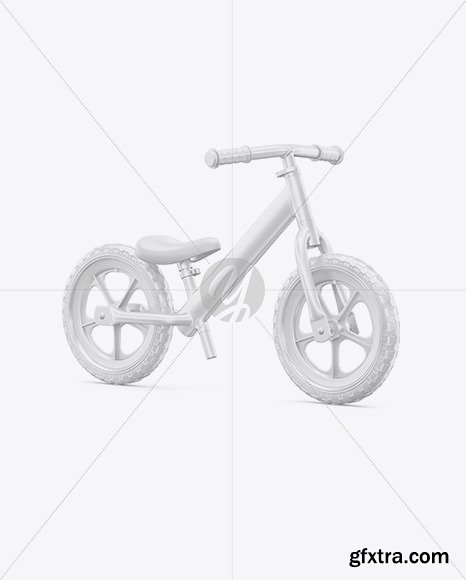 Balance Bike Mockup - Half Side View 64013