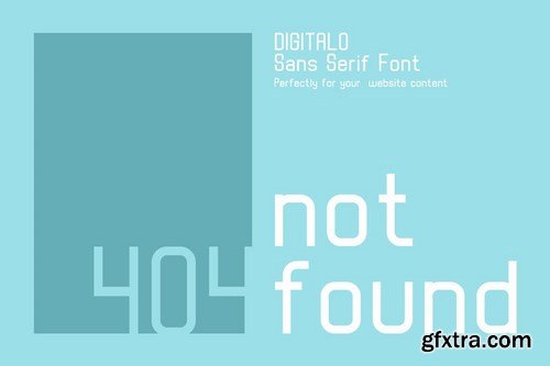 digitalo - digital font