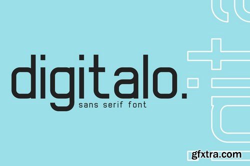 digitalo - digital font