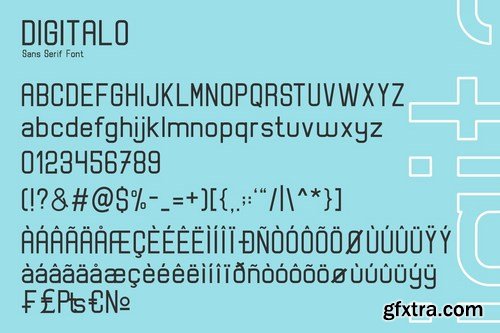 digitalo - digital font