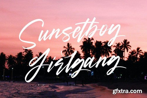 Heatwave Script Brush Handmade Modern Font