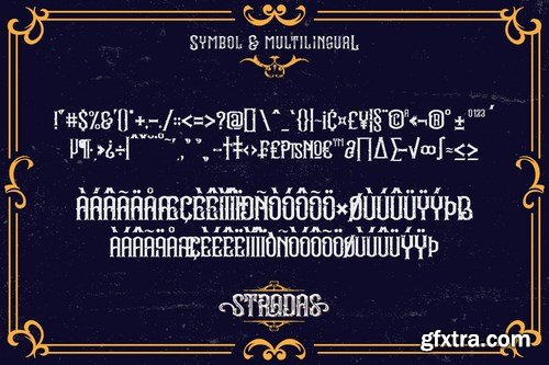 CM - Stradas - Layered Vintage Font 5200769