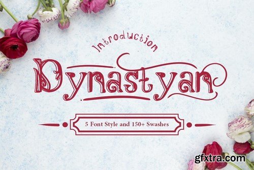 CM - Dynastyan - 5 Font styles 5116330