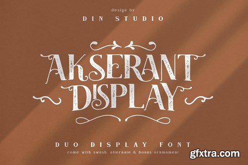 CM - Akserant Display Font 5200711