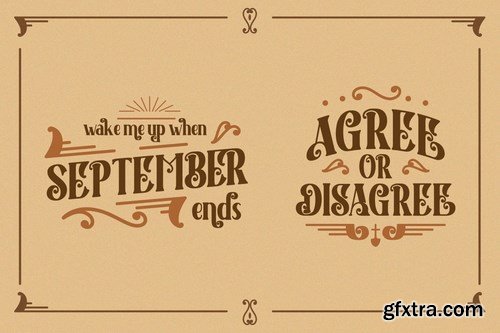 CM - Crowded - Vintage Font 5200859