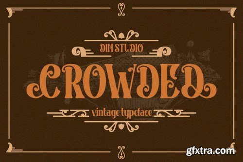 CM - Crowded - Vintage Font 5200859