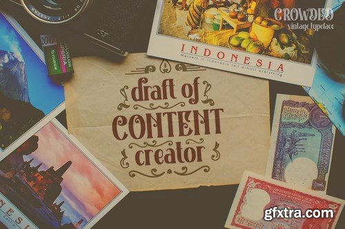 CM - Crowded - Vintage Font 5200859