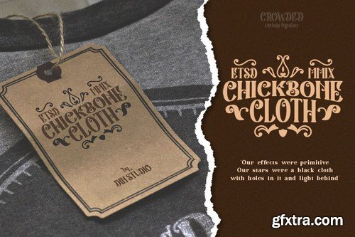 CM - Crowded - Vintage Font 5200859