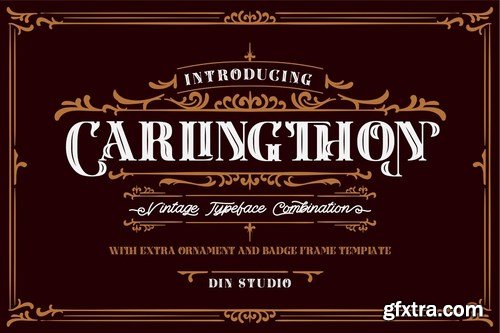 CM - Carlingthon Vintage Font Pack 5200814