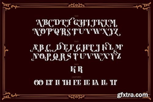 CM - Carlingthon Vintage Font Pack 5200814