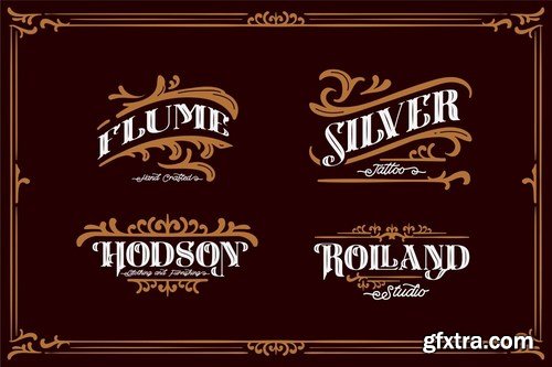 CM - Carlingthon Vintage Font Pack 5200814