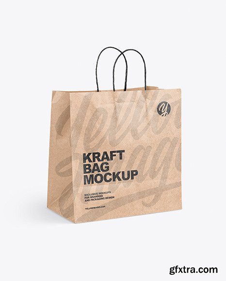 Kraft Bag Mockup 64060