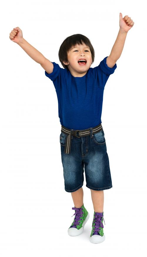 Boy Cheerful Studio Portrait Concept - 4720