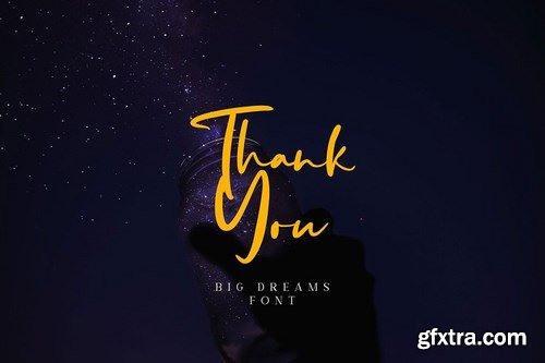 Big Dreams - Handwritten Font