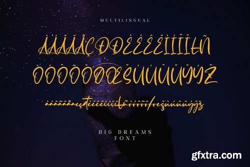 Big Dreams - Handwritten Font