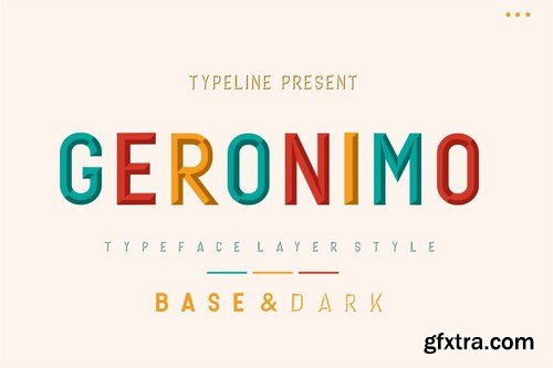 Geronimo Typeface Layer