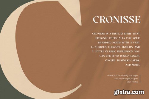 Cronisse - Modern Display Serif