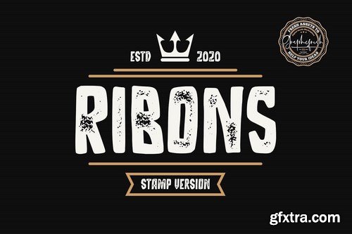 Ribons - Vintage Stamp Version