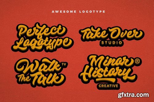 Hazzard - Bold Script Logotype