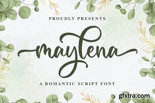 Maylena a Romantic Script Font