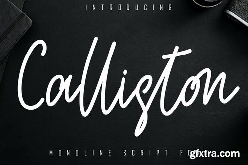 Calliston Monoline Script Font