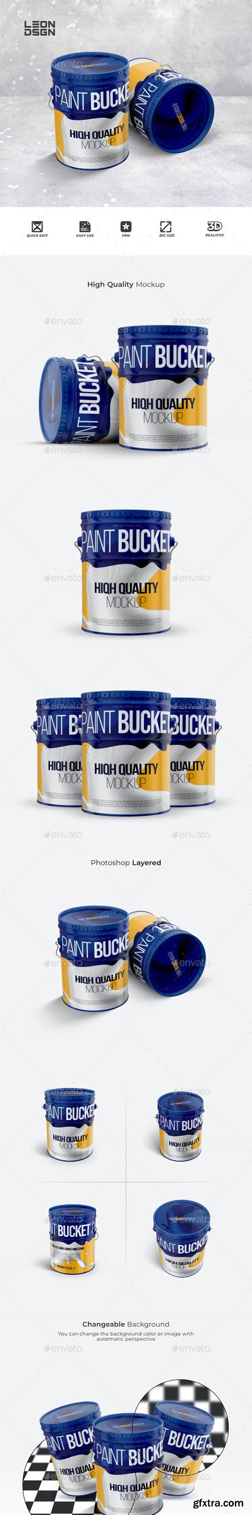 GraphicRiver - Paint Bucket Tin Mockup 27486917