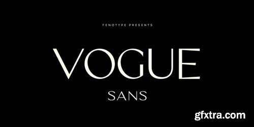 Vogue Sans Font Family