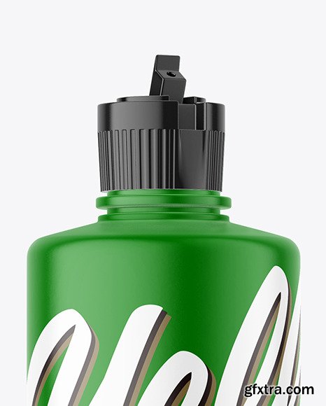 Matte Plastic Bottle Mockup 64067