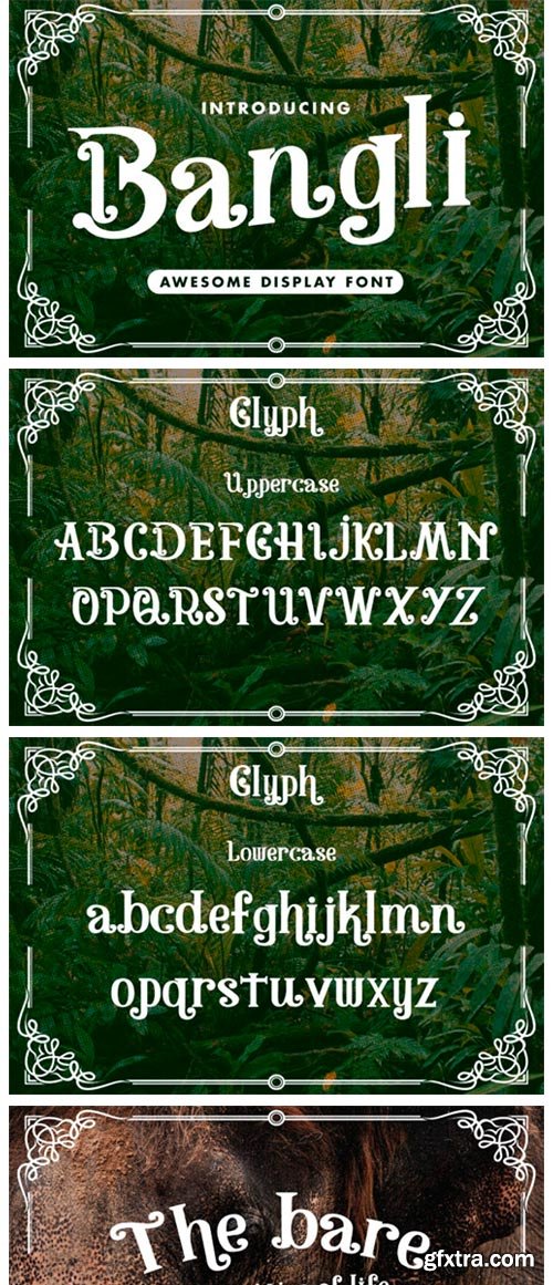 Bangli Font